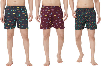 Anlon Printed Men Multicolor Boxer Shorts