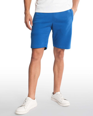 RARE RABBIT Solid Men Light Blue Regular Shorts