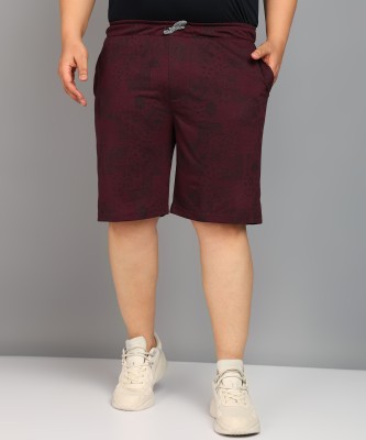 METRONAUT PLUS Solid Men Purple Regular Shorts
