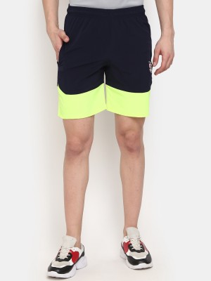 V-MART Self Design Men Grey Sports Shorts