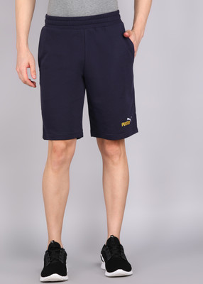 PUMA Printed Men Blue Casual Shorts