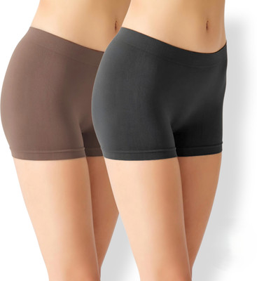 Maitri Solid Women Multicolor Boxer Shorts