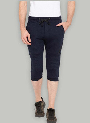 Status Quo Solid Men Blue Regular Shorts