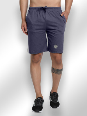 FTX Solid Men Blue Regular Shorts