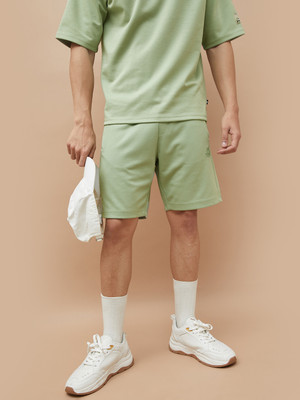Kappa Solid Men Grey Regular Shorts