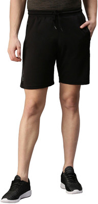 GENX INSSTADRY Solid Men Black Sports Shorts