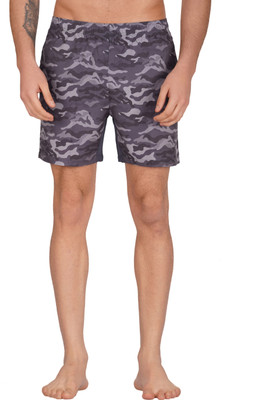 NINQ Printed Men Multicolor Night Shorts