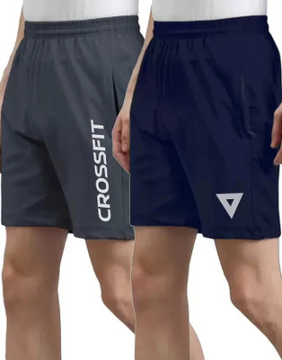 DONBALLER Solid, Printed Men Multicolor Casual Shorts