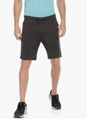 Force NXT Solid Men Brown Casual Shorts