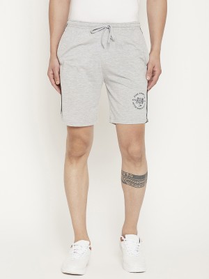 DUKE Solid Men Grey Sports Shorts