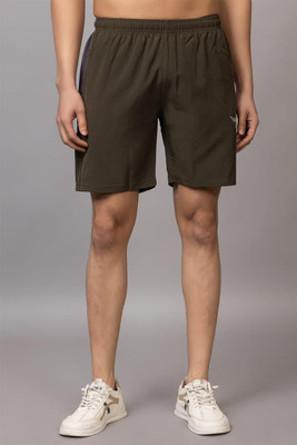 Parth Creation Printed Men Khaki Chino Shorts
