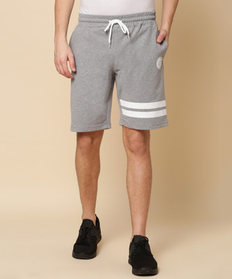 METRONAUT Printed Men Grey Regular Shorts