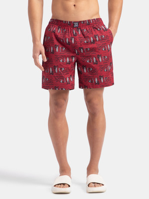 JOCKEY Printed Men Red Boxer Shorts