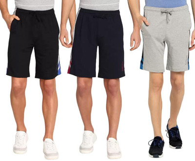 VAN HEUSEN Solid Men Multicolor Regular Shorts
