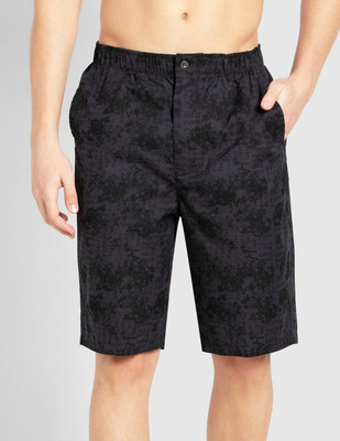 JOCKEY Printed Men Grey Bermuda Shorts