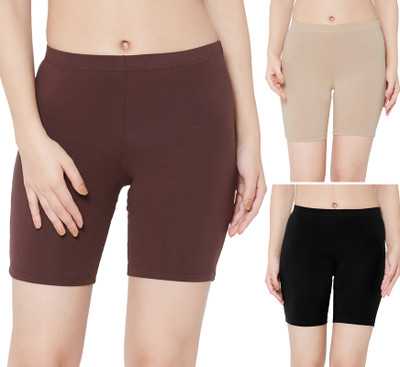 Lux Parker Solid Women Multicolor Cycling Shorts