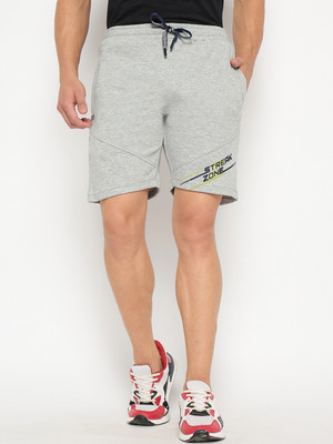 DUKE Solid Men Grey Regular Shorts