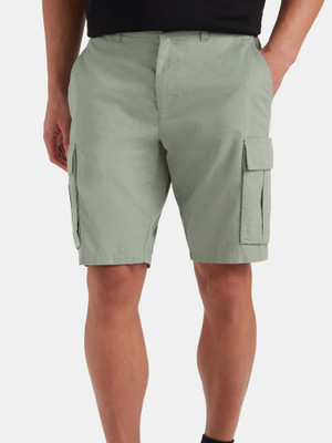 JOCKEY Solid Men Green Cargo Shorts