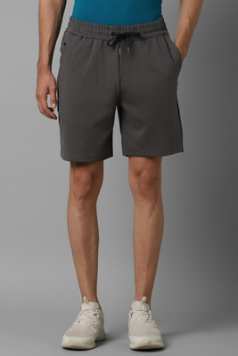 LOUIS PHILIPPE Printed Men Grey Regular Shorts