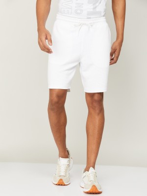 Fame Forever by Lifestyle Solid Men White Casual Shorts