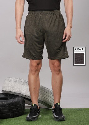 Force NXT Solid Men Multicolor Sports Shorts