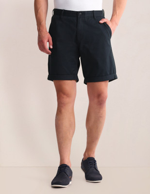 U.S. POLO ASSN. Solid Men Blue Casual Shorts