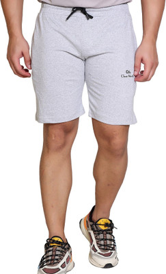 Classic Martino Solid Men Grey Regular Shorts