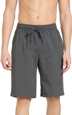 JOCKEY Solid Men Grey Regular Shorts