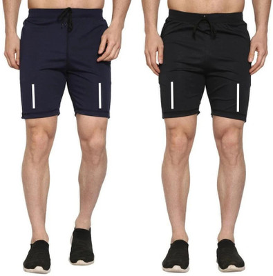 FARSH Solid Men Multicolor Regular Shorts