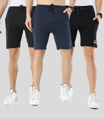 ARDEUR Solid Men Multicolor Casual Shorts