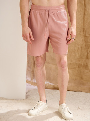 MASCLN SASSAFRAS Solid Men Pink Casual Shorts