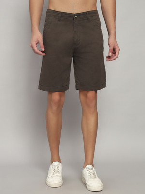 CANTABIL Solid Men Green Bermuda Shorts