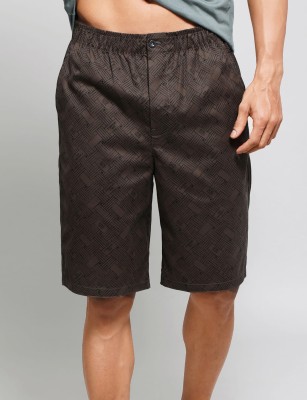 JOCKEY Printed Men Black Bermuda Shorts