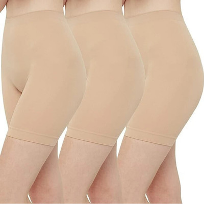 Shri Hari Enterprises Solid Women Beige Regular Shorts
