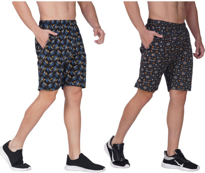 SAYAMA Printed Men Multicolor Bermuda Shorts