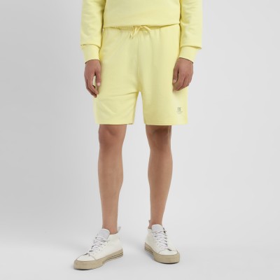 LEVI'S Solid Men Yellow Casual Shorts