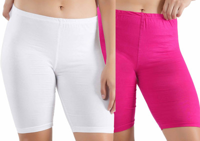 Florafit Solid Women Multicolor Cycling Shorts