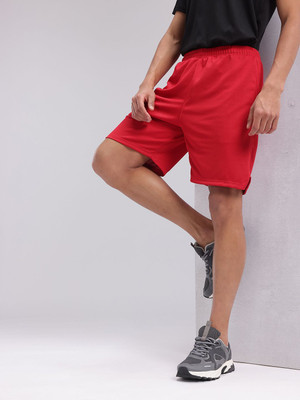 HRX by Hrithik Roshan Solid Men Red Sports Shorts
