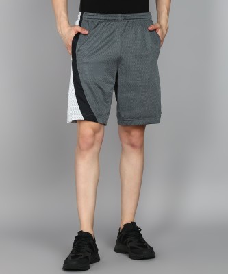 UNDER ARMOUR Color Block Men Grey Sports Shorts