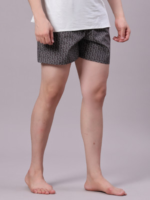 V-MART Printed Men Grey Boxer Shorts