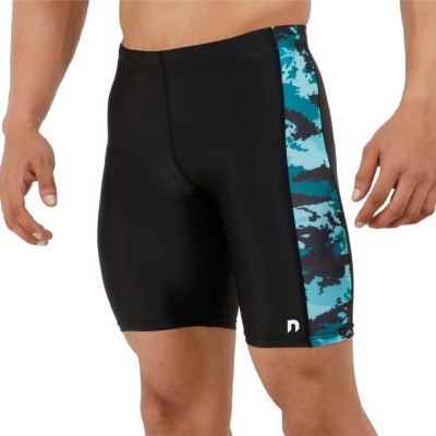 never lose Printed Men Black, Blue Compression Shorts, Cycling Shorts, Gym Shorts