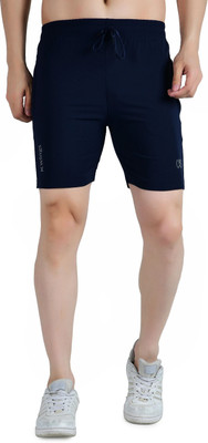 KWINGS Solid Men Blue Sports Shorts