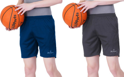 Xmer Solid Men Multicolor Regular Shorts