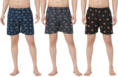 Anlon Printed Men Multicolor Boxer Shorts