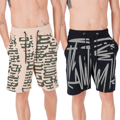HOTFITS Solid Men Black, Beige Basic Shorts