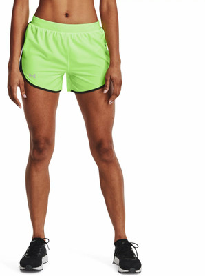 UNDER ARMOUR Solid Women Green Regular Shorts