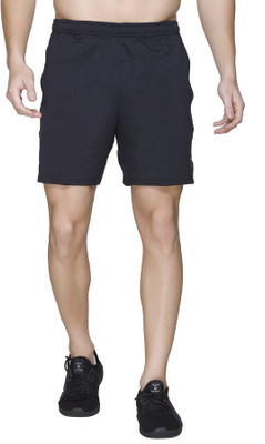 Total sports & fitness Solid Men Black Sports Shorts