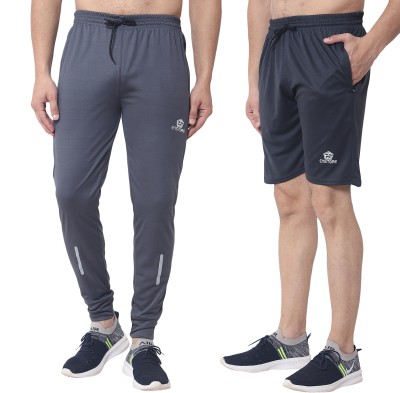 EnStore Self Design Men Dark Grey Baggy Shorts, Boxer Shorts, Bermuda Shorts, Sports Shorts, Gym Shorts, Basic Shorts