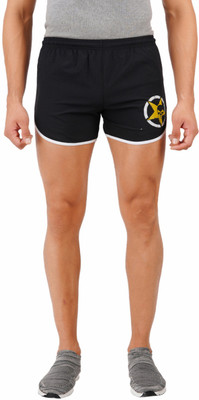 jocker Color Block Men Black Bermuda Shorts