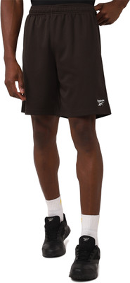 REEBOK Solid Men Brown Sports Shorts